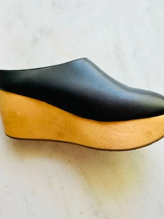 Sydney Brown Platform Clog- size 7.5/38 - Picture 4 of 7